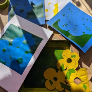 Flower Power screen print-28 Sept 2026 Holiday programme