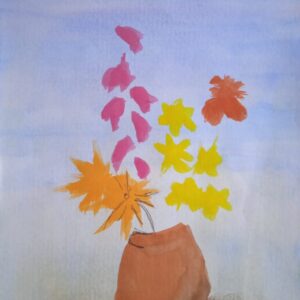 11 July - Painting and making flowers