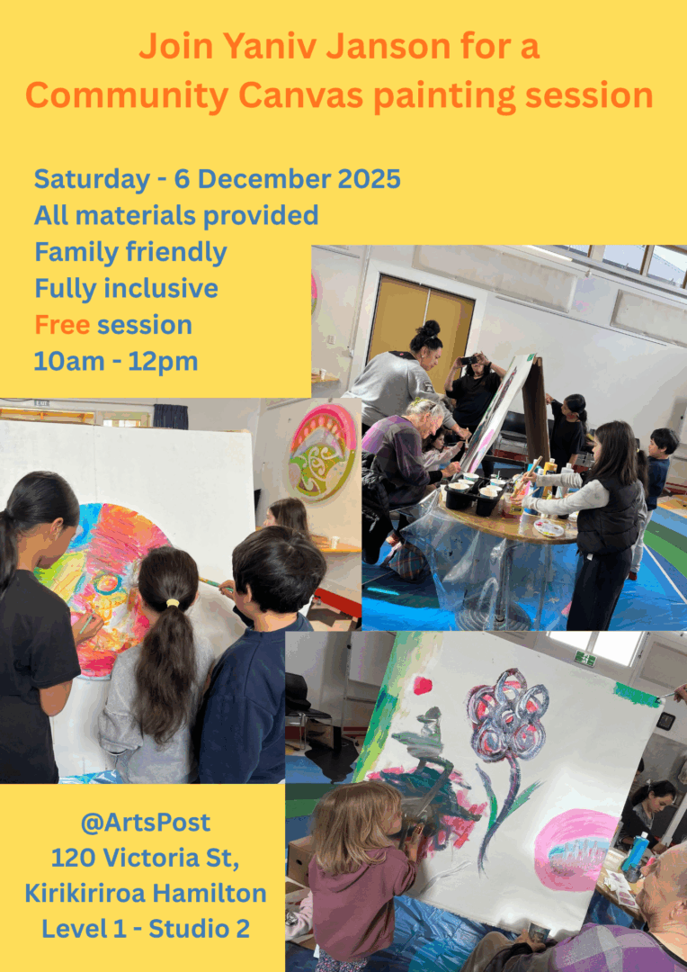 Join Yaniv Janson for a Community Canvas painting session