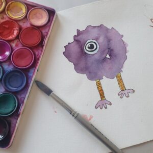 Watercolor Creatures and NZ City Collage Holiday Program