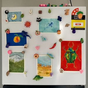 Thursday 16th School Holiday Program - Fridge Magnets & Watercolour