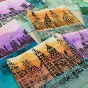 Tuesday 14th School Holiday Program Soft Pastel Art & Foam Print Making