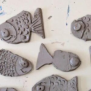 3. Watercolour painting and Clay