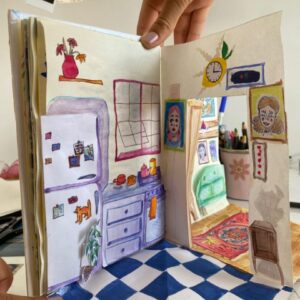 Wednesday 15th School Holiday Program - Collage Art & 3D Pop Up House Book