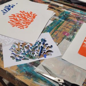 Silk screen printing workshop